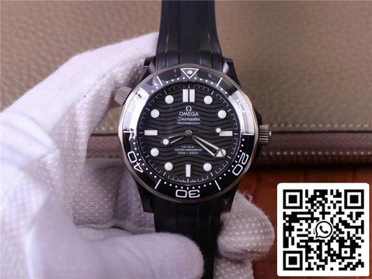 Omega Seamaster 210.92.44.20.01.001 1:1 Best Edition VS Factory Black Ceramic Swiss ETA8806 US Replica Watch