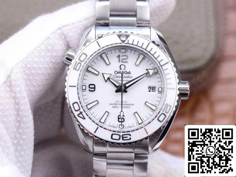 Omega Seamaster 215.30.40.20.04.001 Planet Ocean 600M 1:1 Best Edition VS Factory White Dial US Replica Watch