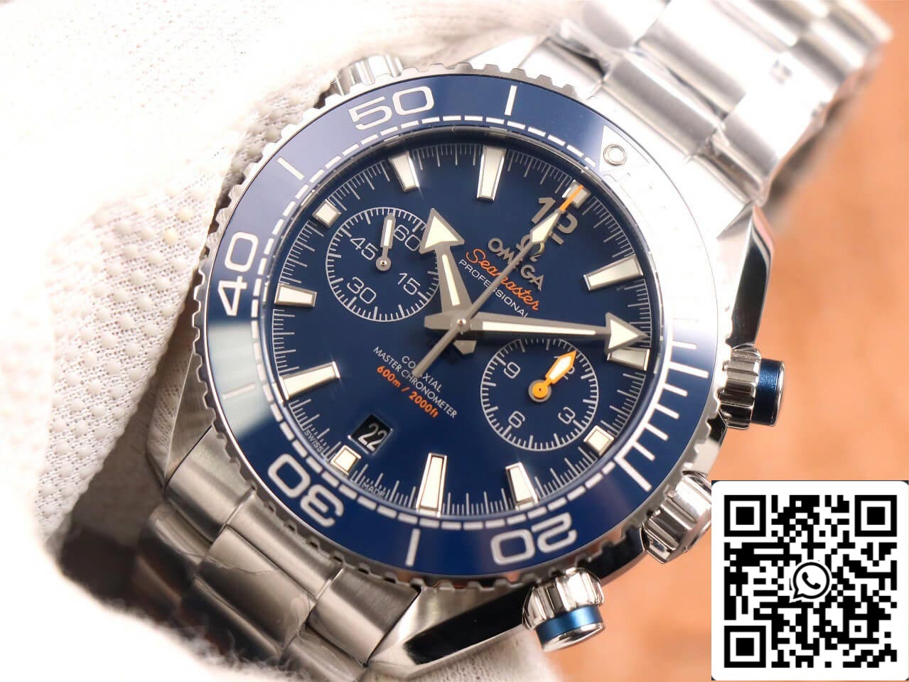 Omega Seamaster 215.30.46.51.03.001 1:1 Best Edition OM Factory V3 Blue Ceramic Bezel US Replica Watch