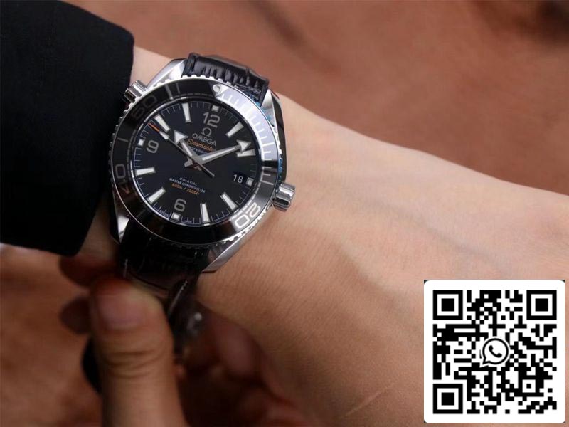 Omega Seamaster 215.33.40.20.01.001 Planet Ocean 600M 1:1 Best Edition VS Factory Black Dial Swiss ETA8800 US Replica Watch