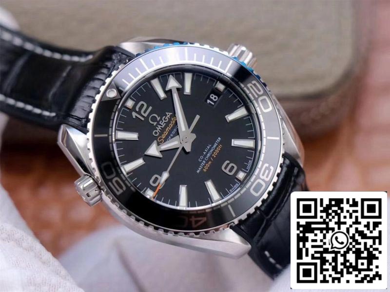 Omega Seamaster 215.33.40.20.01.001 Planet Ocean 600M 1:1 Best Edition VS Factory Black Dial Swiss ETA8800 US Replica Watch