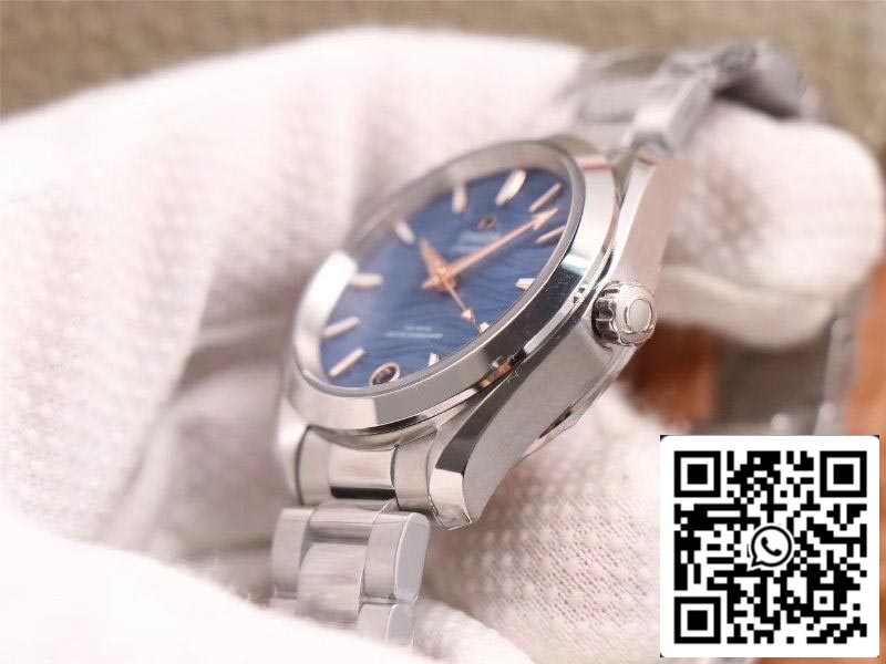 Omega Seamaster 220.10.38.20.03.002 Aqua Terra 150M 1:1 Best Edition VS Factory Blue Dial Swiss 8800 US Replica Watch