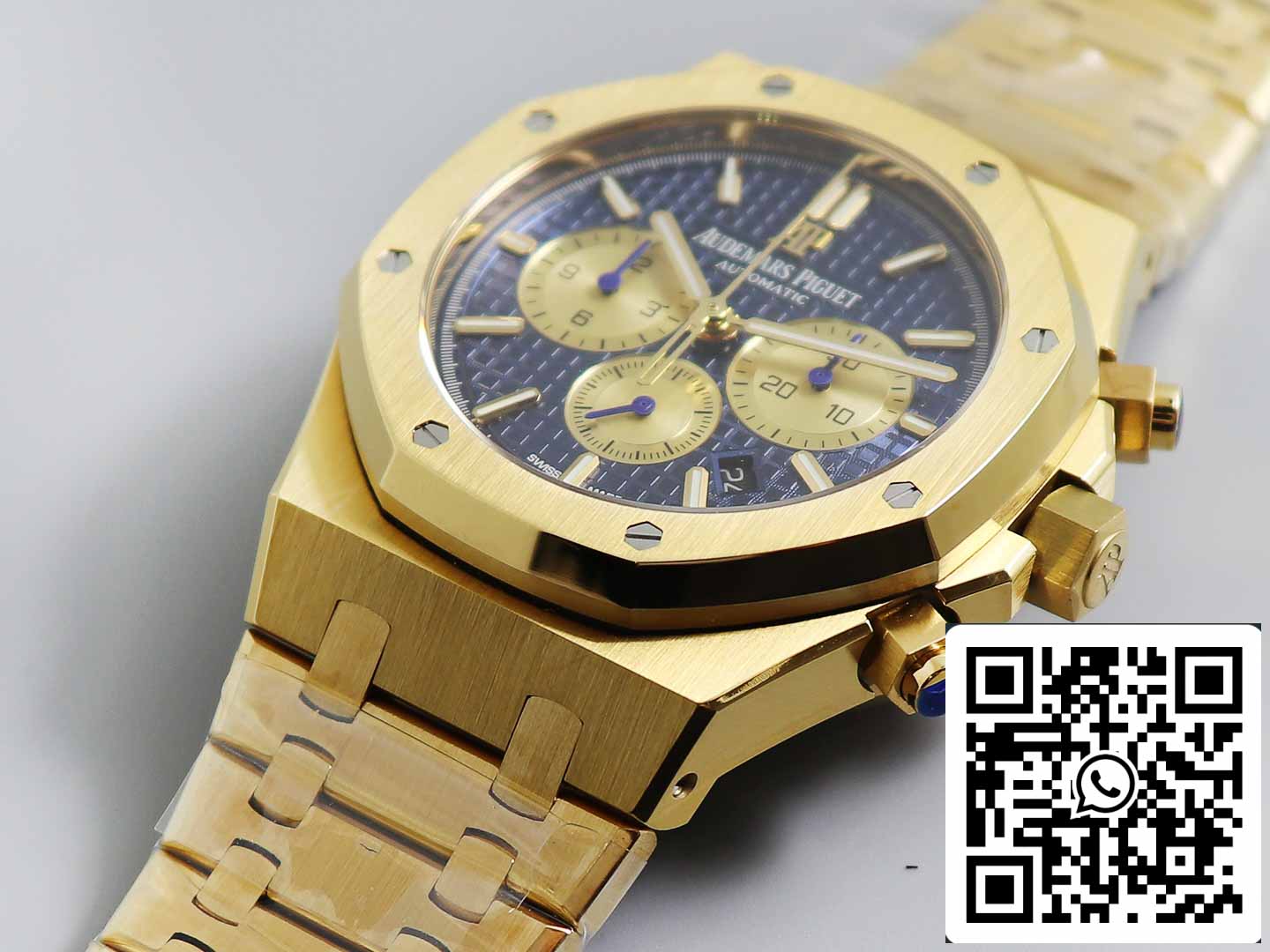 Audemars Piguet Royal Oak 26331BA 1:1 Best Edition OM Factory Blue Dial Yellow Gold