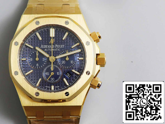 Audemars Piguet Royal Oak 26331  1:1 Best Edition OM Factory Blue Dial Yellow Gold Stainless Steel