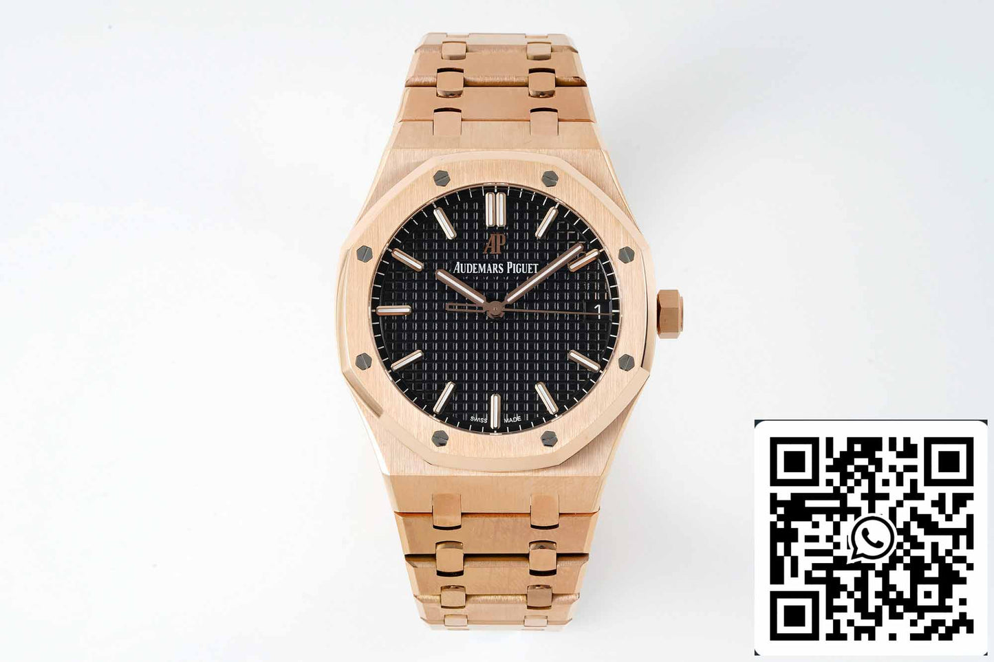 Audemars Piguet Royal Oak 15500OR.OO.1220OR.01 APS Factory V2 1:1 Meilleure édition Cadran noir