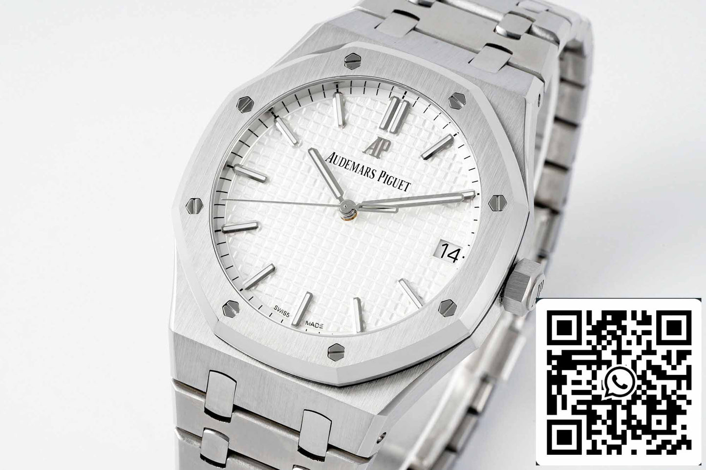 Audemars Piguet Royal Oak 15500ST.OO.1220ST.04 APS Factory V2 White Dial