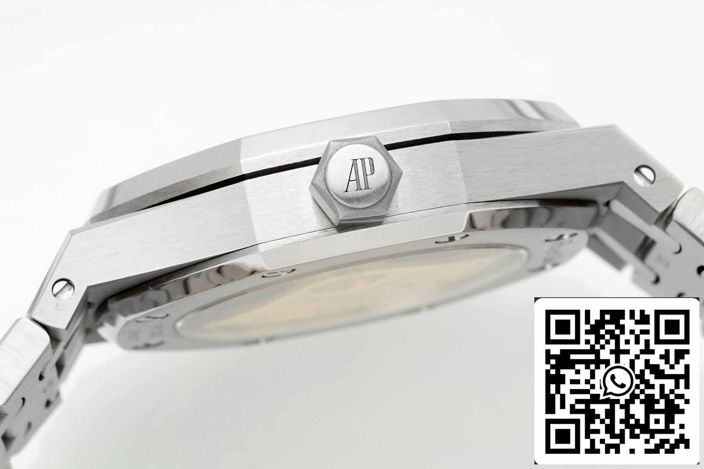 Audemars Piguet Royal Oak 15450ST.OO.1256ST.02 1:1 Meilleure édition APS Factory V3 Cadran gris ruthénium