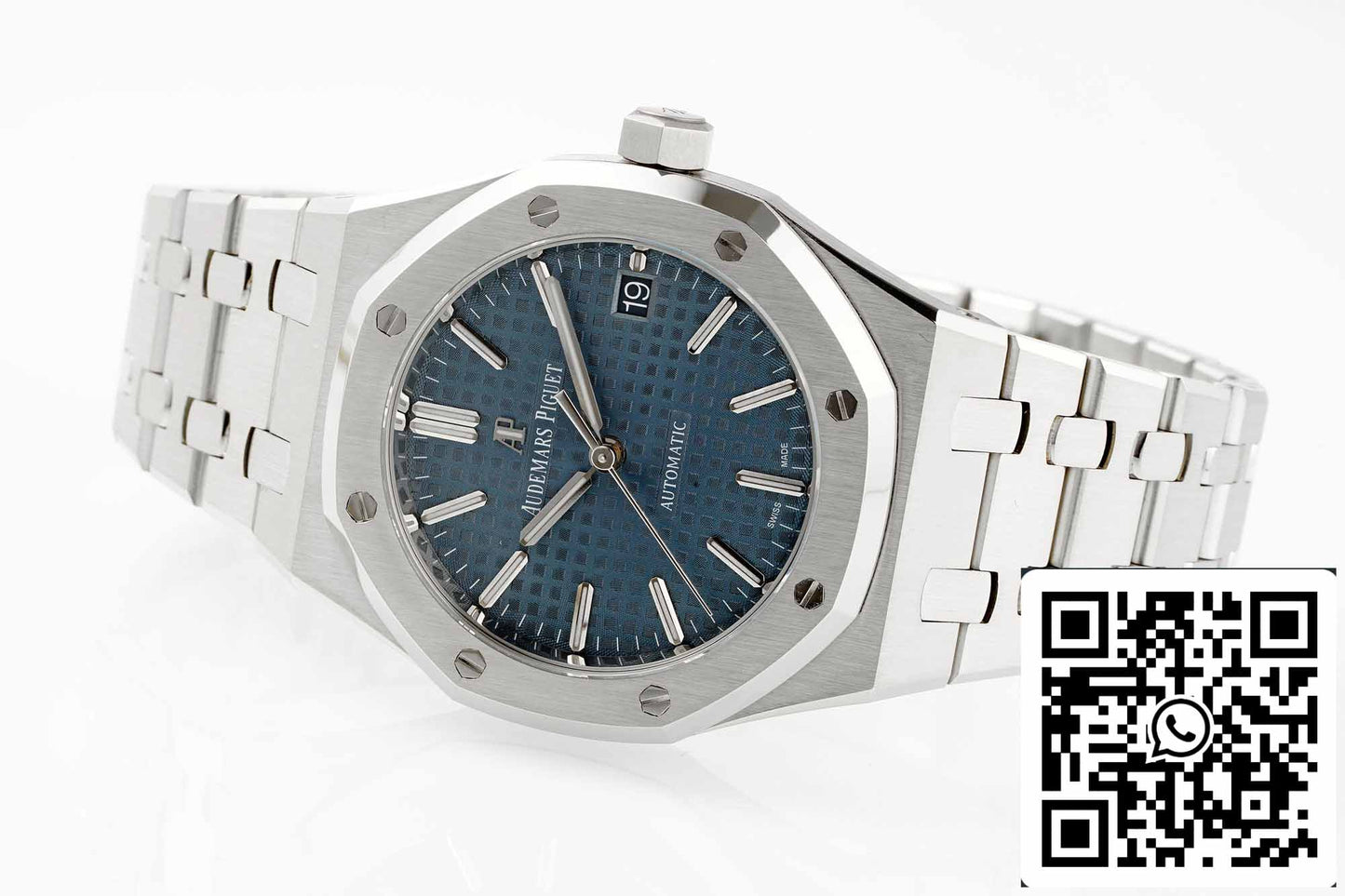 Audemars Piguet Royal Oak 15450ST.OO.1256ST.03 1:1 Meilleure édition APS Factory V3 Cadran bleu