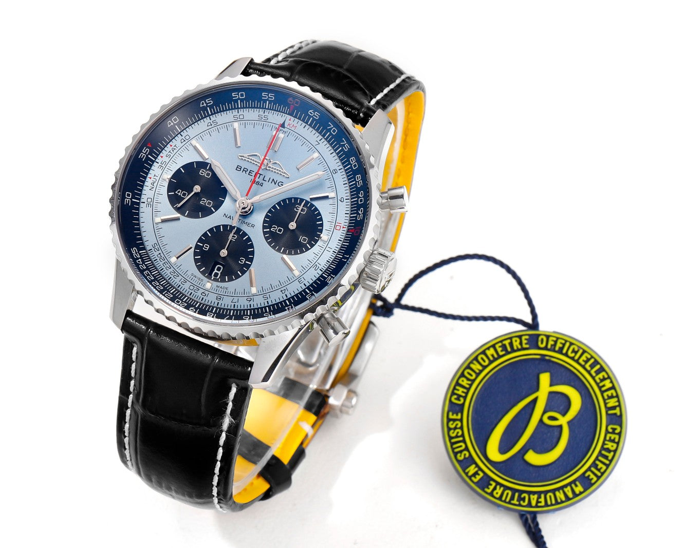 Breitling Navitimer B01 Cronógrafo AB0138241C1P1 43mm 1:1 Melhor Edição BLS Factory