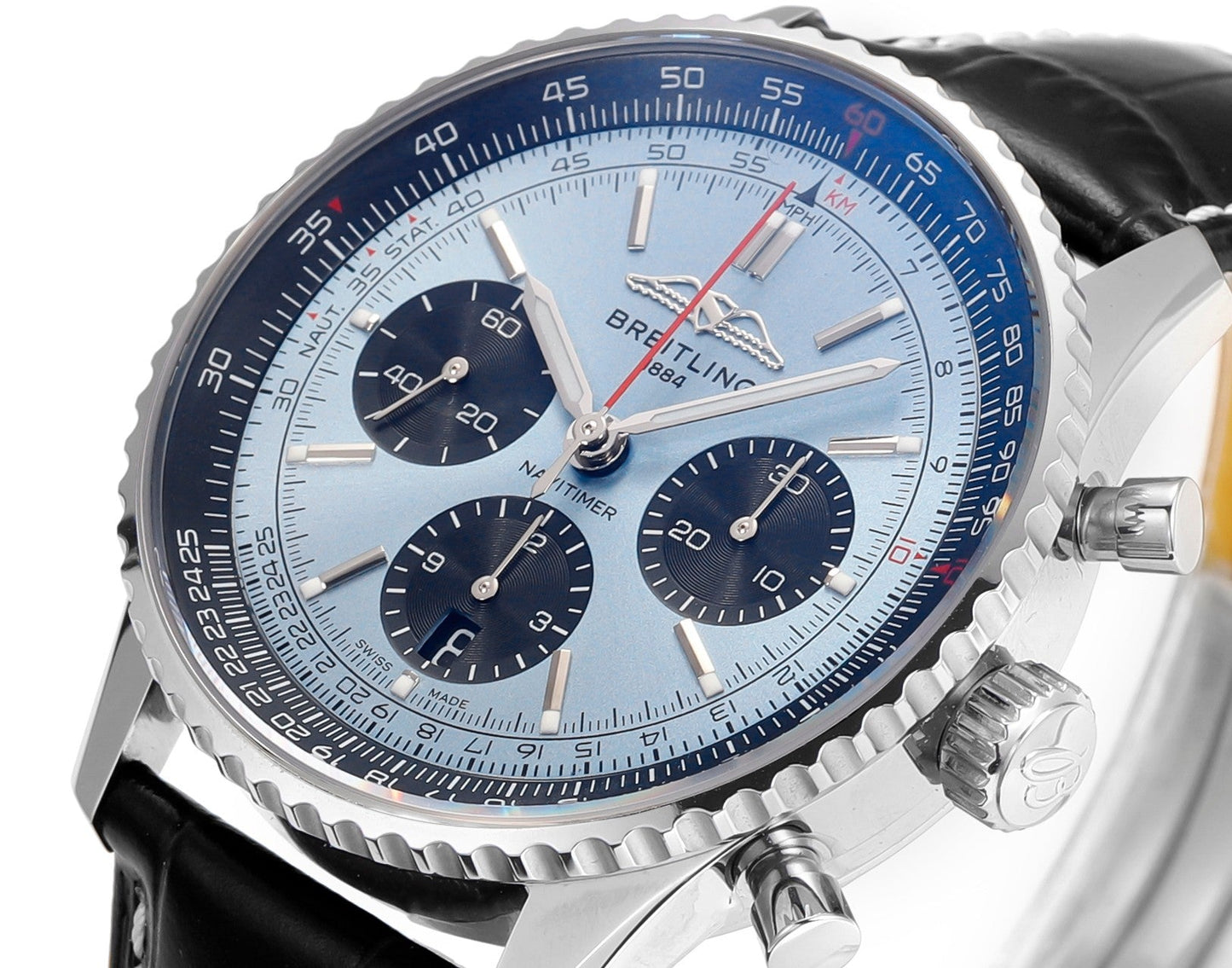 Breitling Navitimer B01 Cronógrafo AB0138241C1P1 43mm 1:1 Melhor Edição BLS Factory