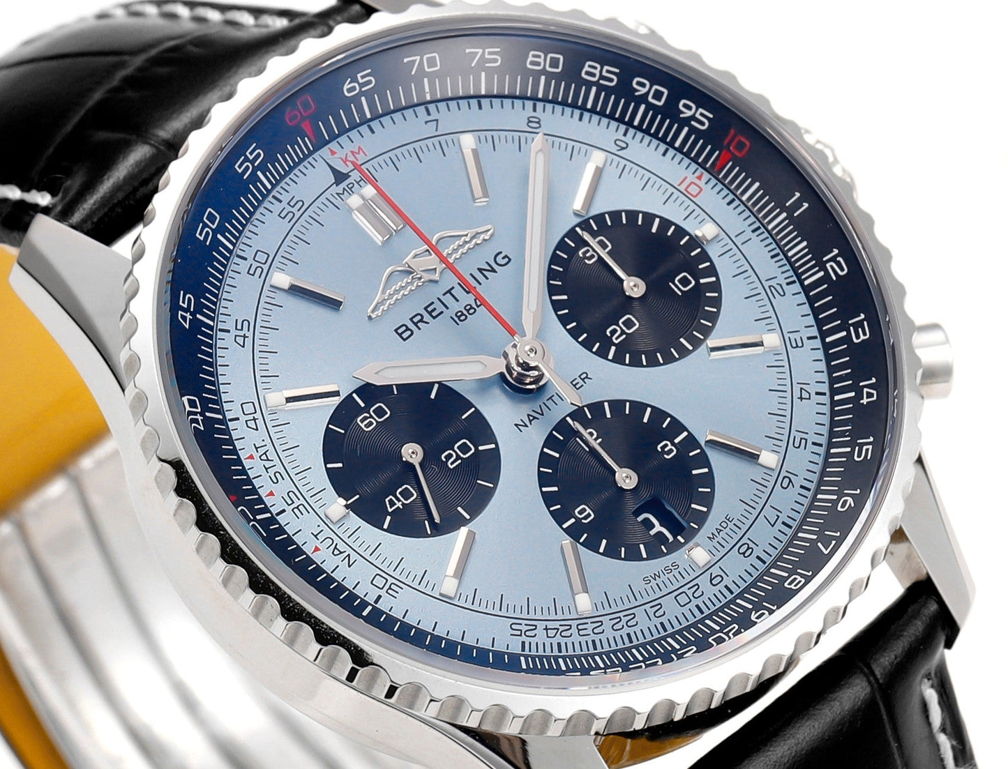 Breitling Navitimer B01 Cronógrafo AB0138241C1P1 43mm 1:1 Melhor Edição BLS Factory