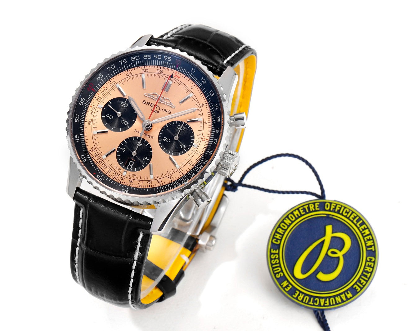 Breitling Navitimer B01 Chronographe AB0138241K1P1 43 mm 1:1 Meilleure édition BLS Factory