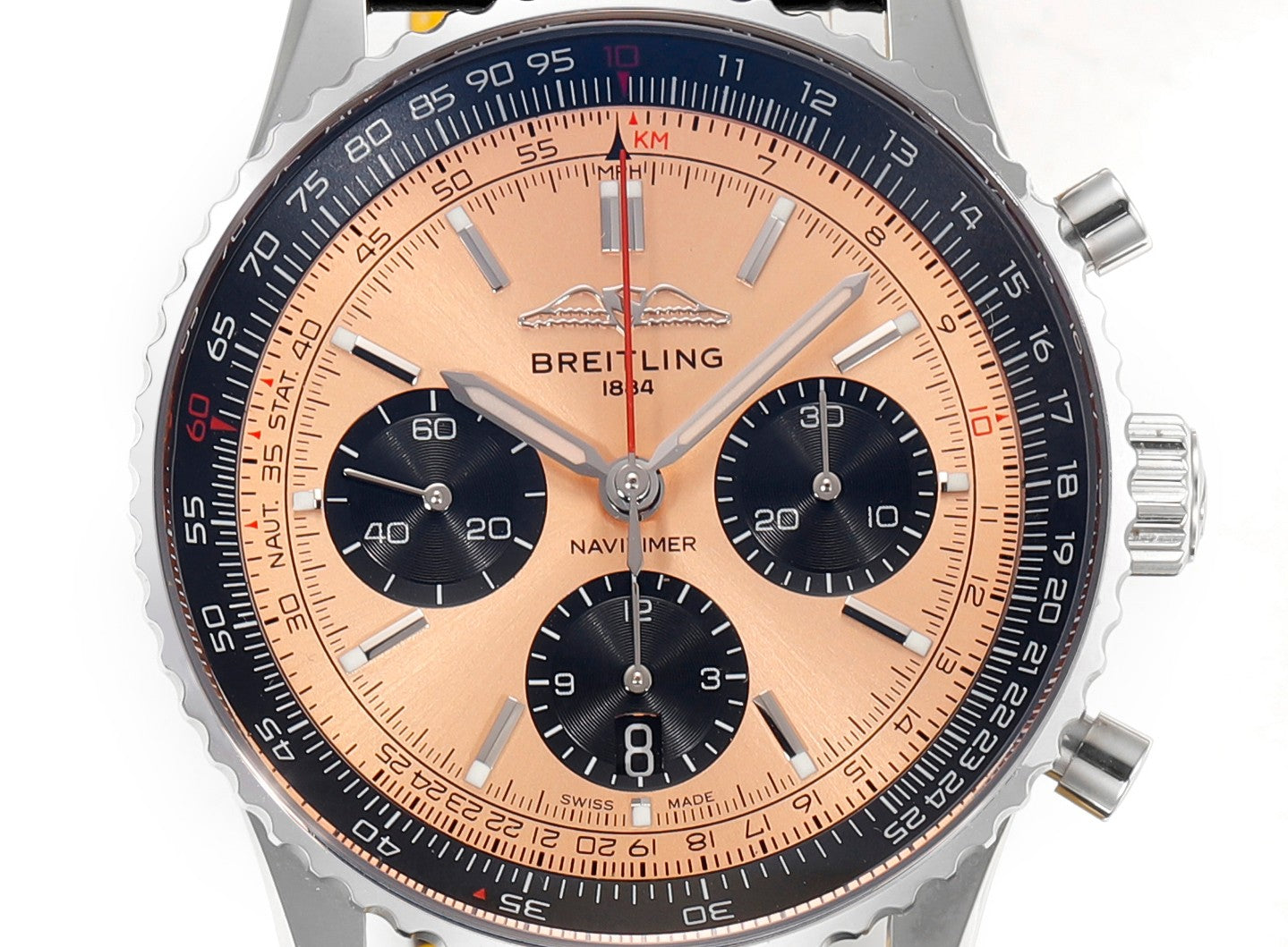 Breitling Navitimer B01 Chronographe AB0138241K1P1 43 mm 1:1 Meilleure édition BLS Factory