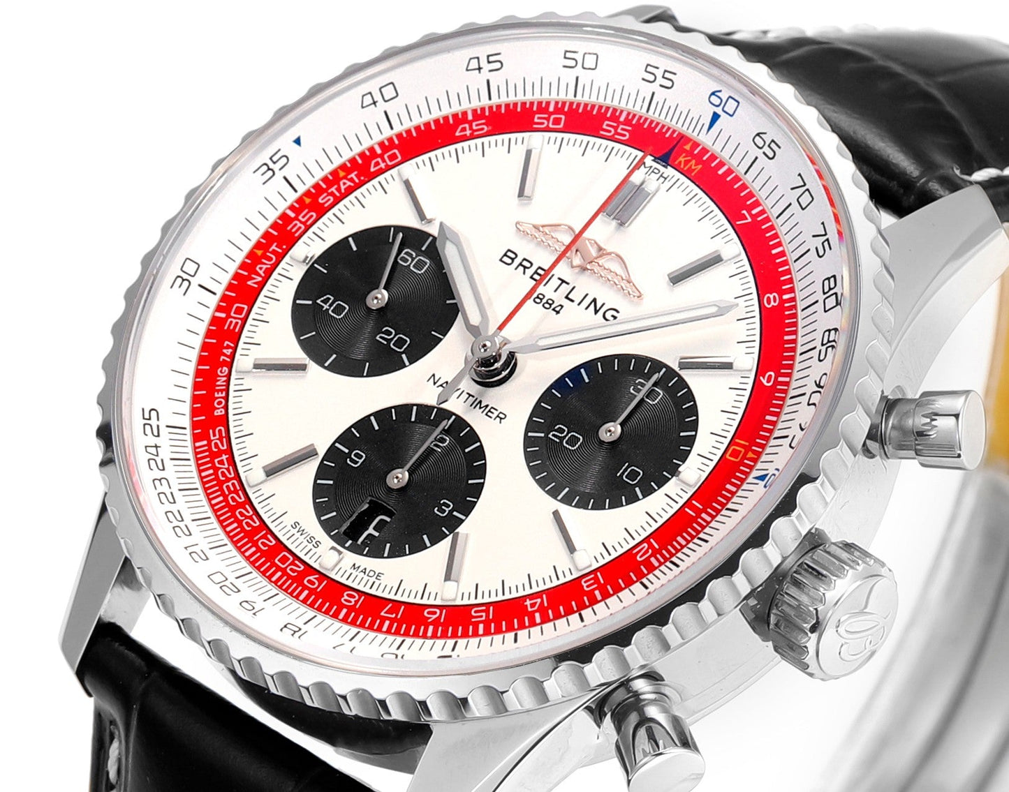 Breitling Navitimer B01 Chronographe AB01383B1G1P1 43 mm 1:1 Meilleure édition BLS Factory