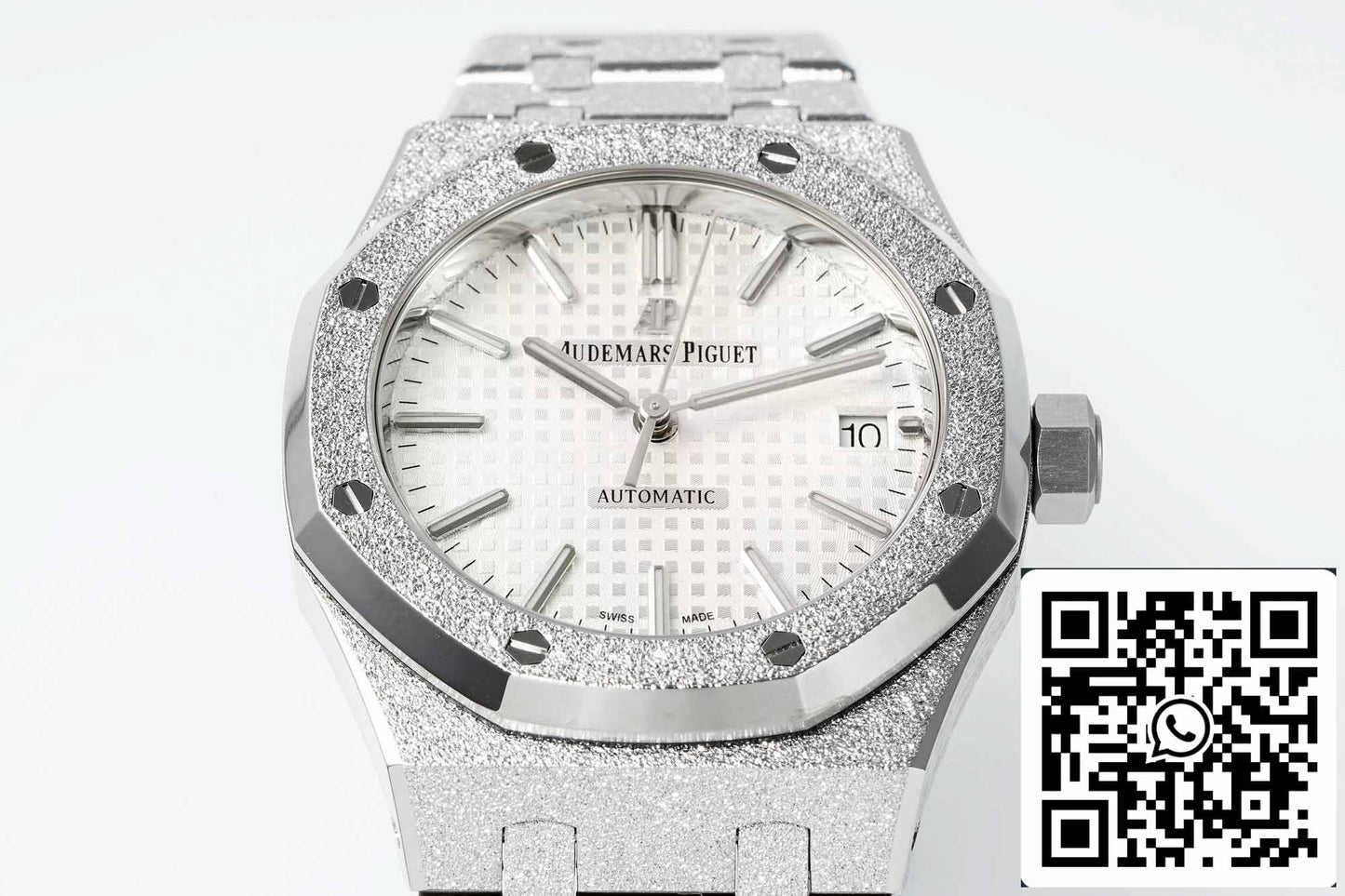 Audemars Piguet 15454 Frost Gold 1:1 best edition White dial