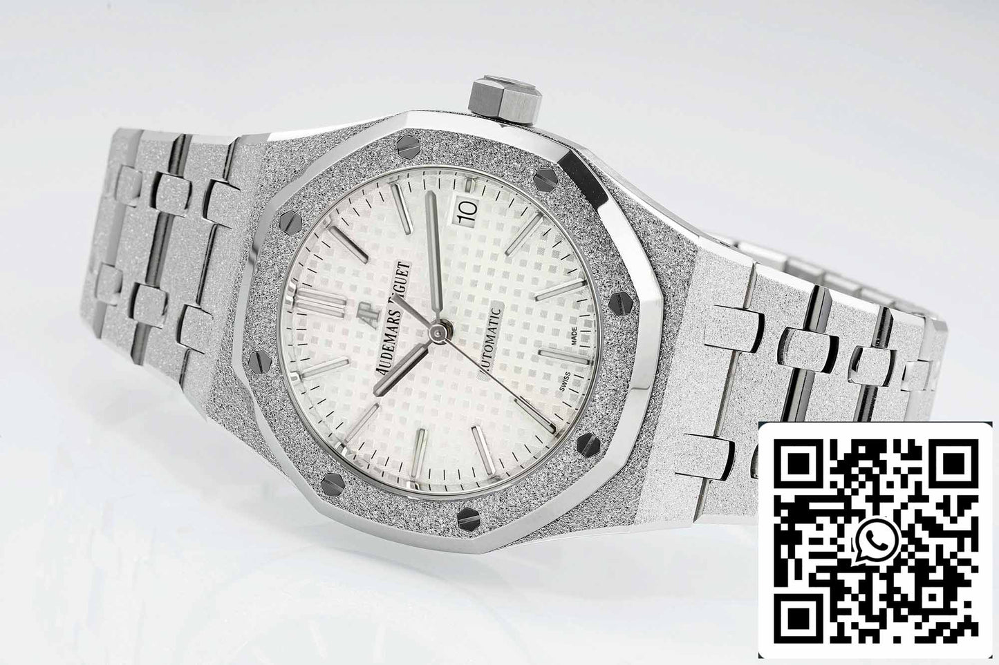 Audemars Piguet 15454 Frost Gold 1:1 best edition White dial