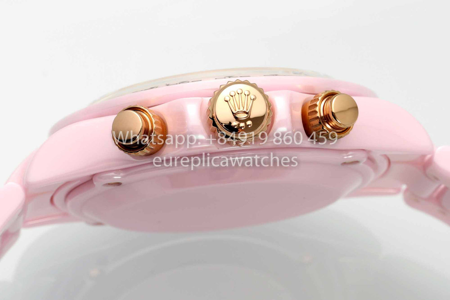 AET REMOULD Custom Rolex Daytona Pink Ceramic case Pink Dial 1:1 Best Clone N6F Factory