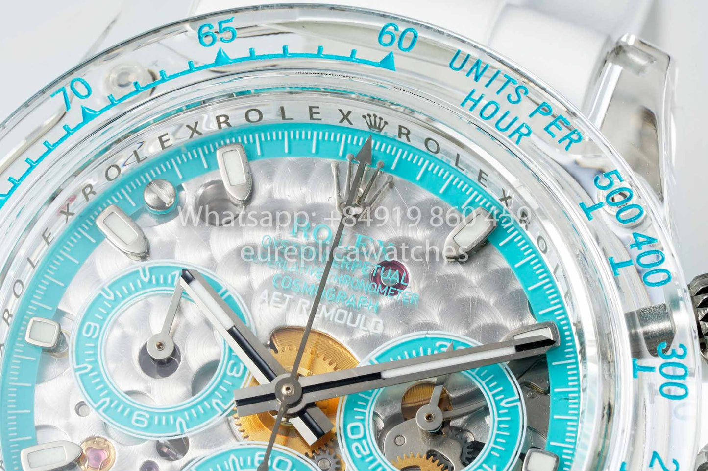 AET REMOULD  Rolex Daytona "Abu Dhabi Blue" Saphire 1:1 Best Clone N6F Factory