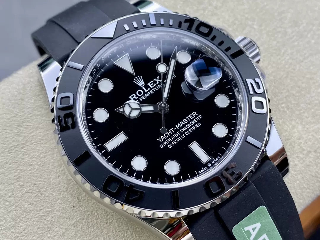 Rolex Yacht-Master 42 Cadran noir M226659-0003 1:1 Meilleure édition AR Factory Version à contrepoids