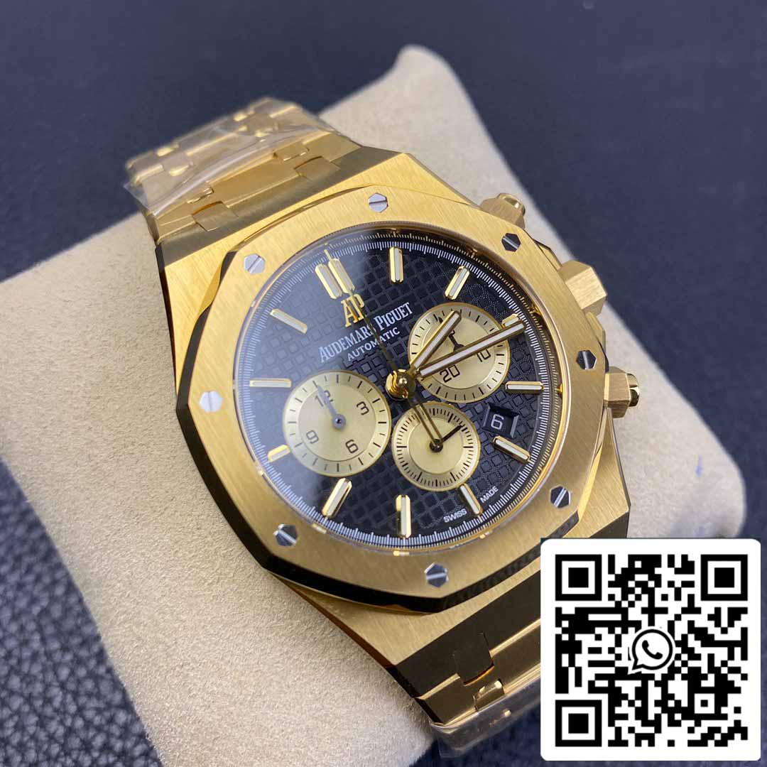 Audemars Piguet Royal Oak 26331  1:1 Best Edition OM Factory Black Dial Stainless Steel Yellow Gold