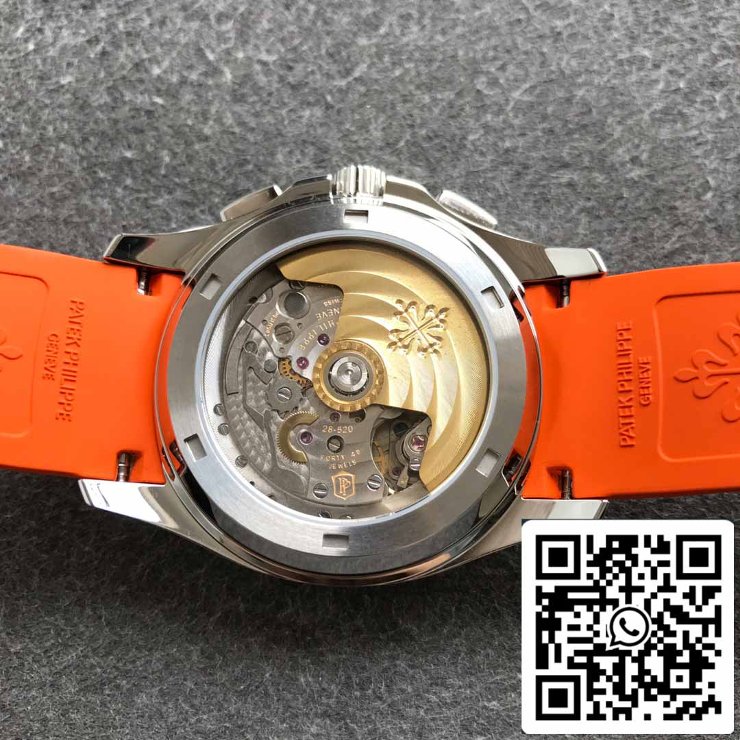 Patek Philippe Aquanaut 5968A-001 Orange Rubber Strap 1:1 Best Edition OM Factory