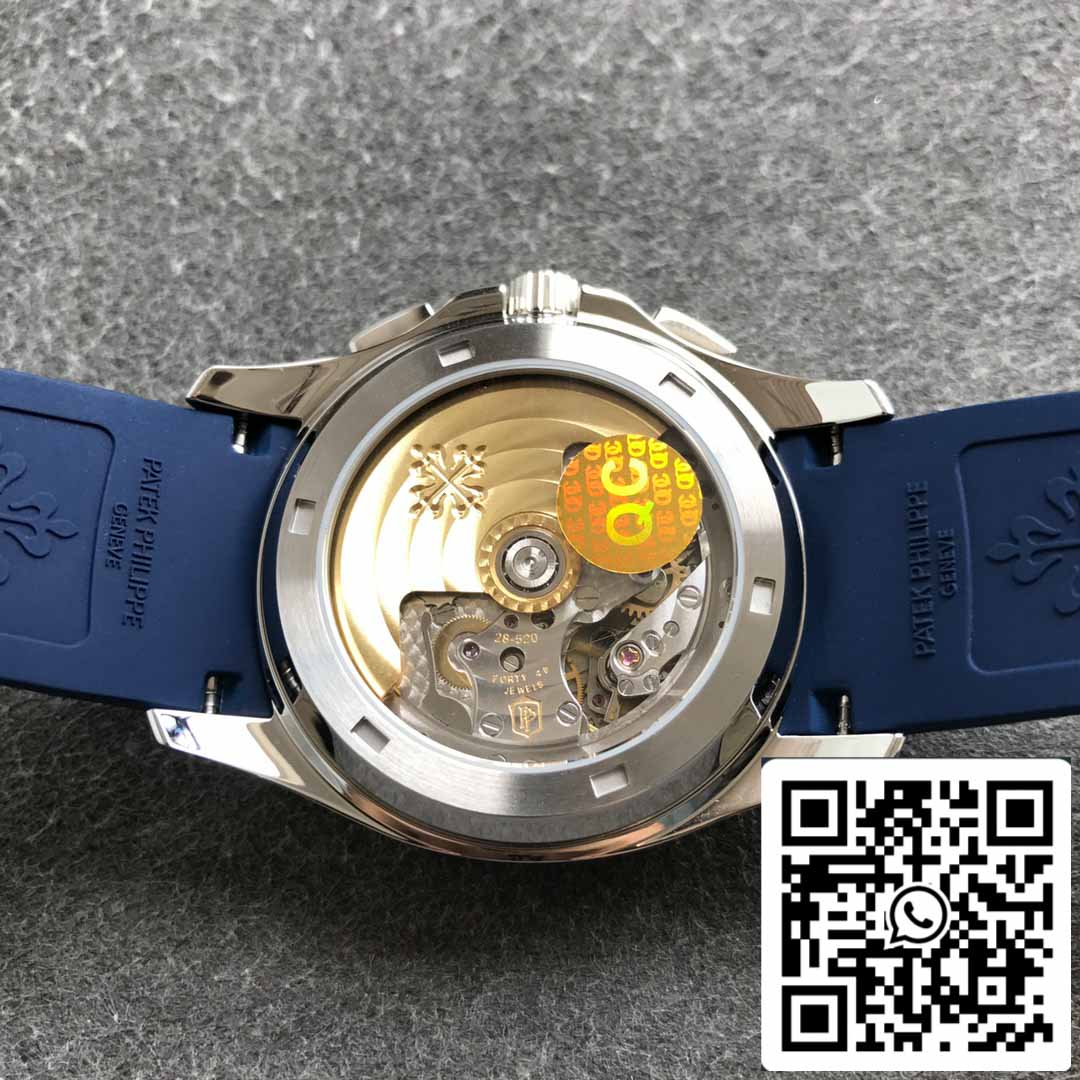 Patek Philippe Aquanaut 5968A-001 Blue Rubber Strap 1:1 Best Edition OM Factory