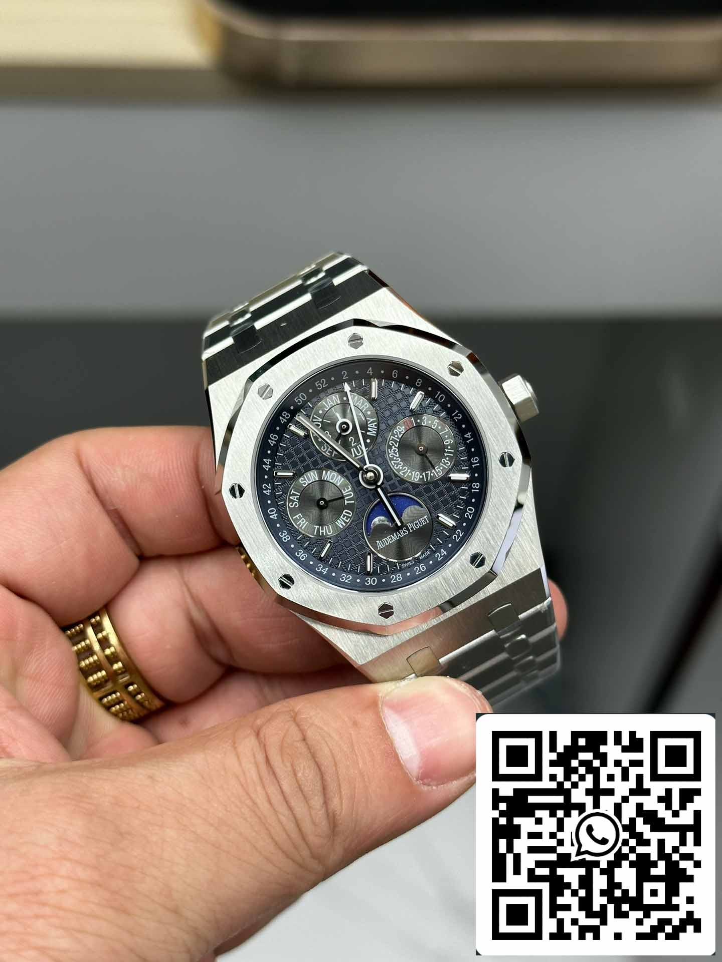 Audemars Piguet Royal Oak 26574TI.OO.1220TI.01 BBR Factory 1:1 Best Edition Blue Dark Dial