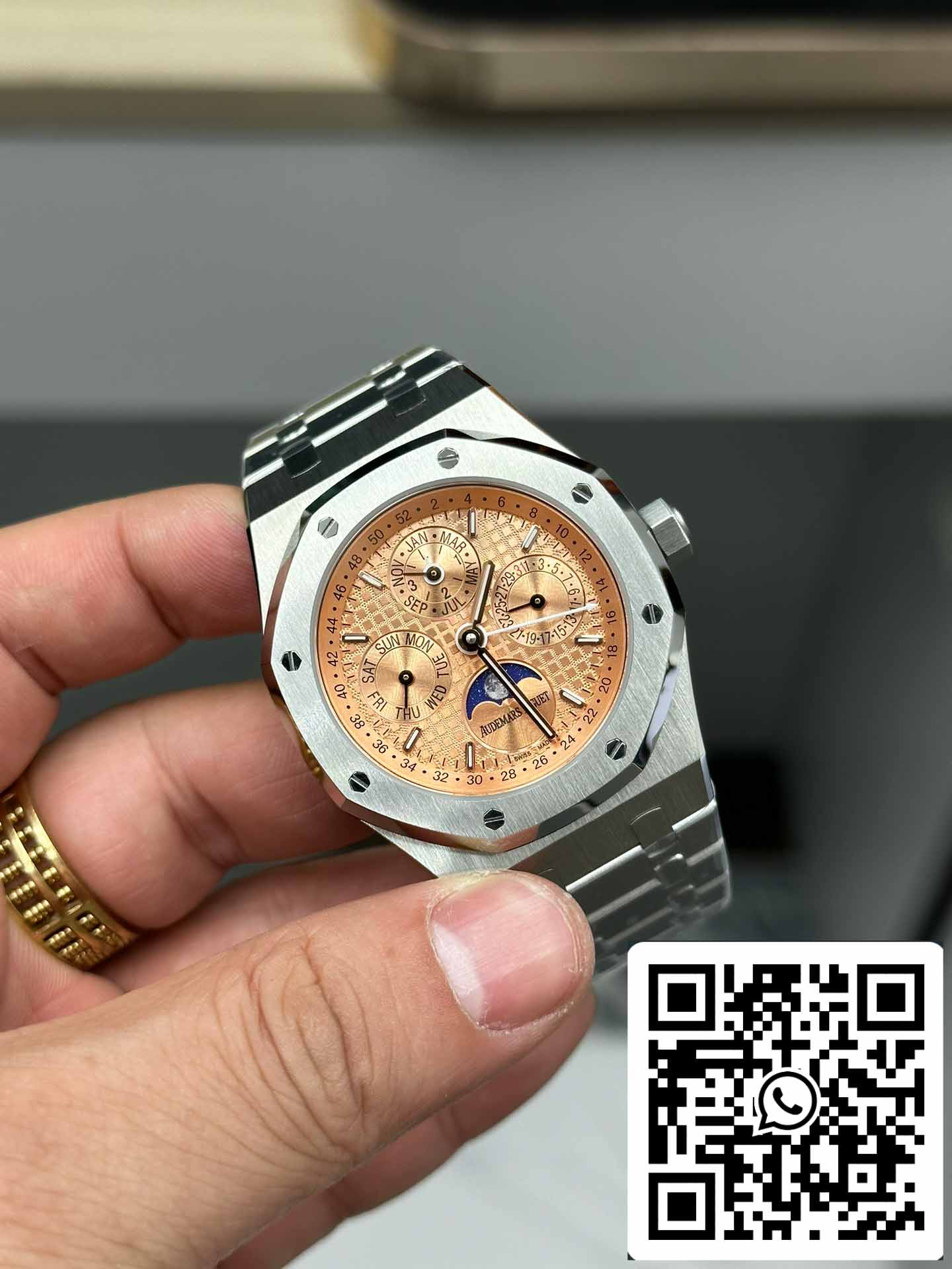 Audemars Piguet Royal Oak 26615Ti limited edition  BBR Factory 1:1 Best Edition Salmon dial