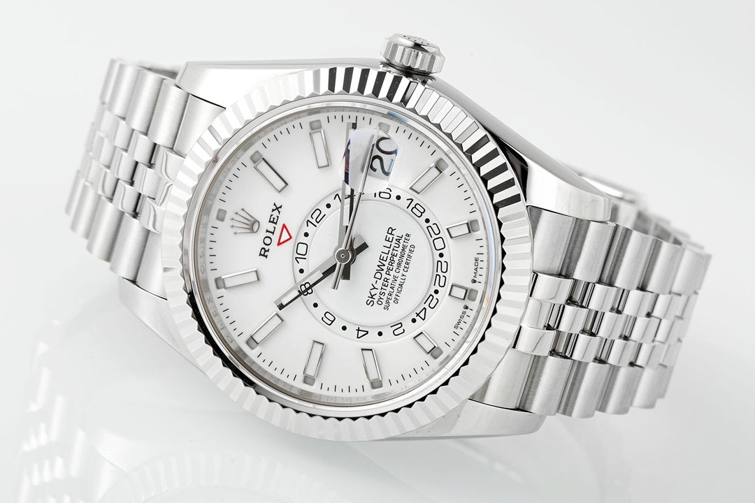 Rolex Sky Dweller M326934-0002 1:1 Meilleure édition ZF Factory Cadran blanc Dernière version 2024