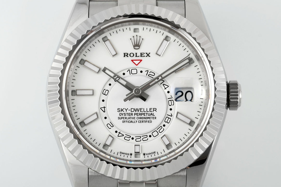 Rolex Sky Dweller M326934-0002 1:1 Meilleure édition ZF Factory Cadran blanc Dernière version 2024