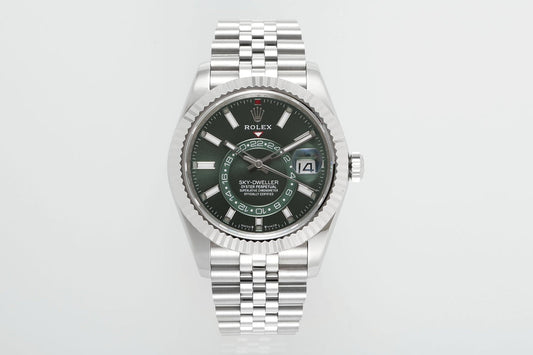 Rolex Sky Dweller M336934-0001 1:1 Mejor edición ZF Factory Green Dial Versión más reciente 2024