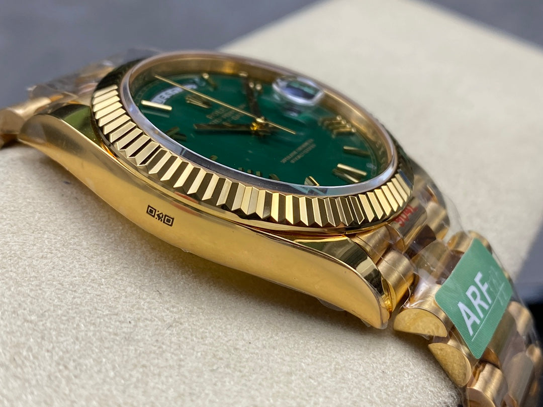 Rolex Day Date 40 M228238-0061 Cadran vert 1:1 Meilleure édition Mouvement AR Factory 3255