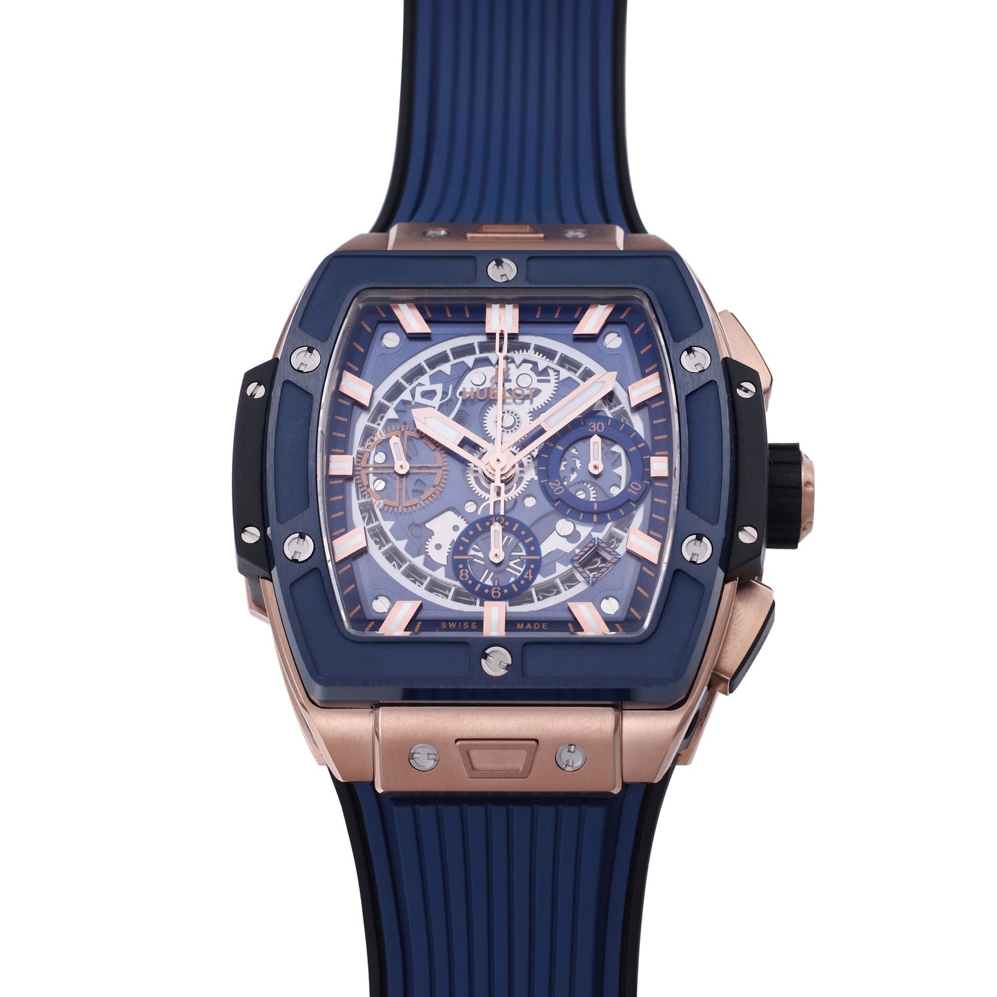 Hublot Big Bang Titanium 642.OX.7180.RX 1:1 Best Editon BBF Factory Rose Gold Blue Dial