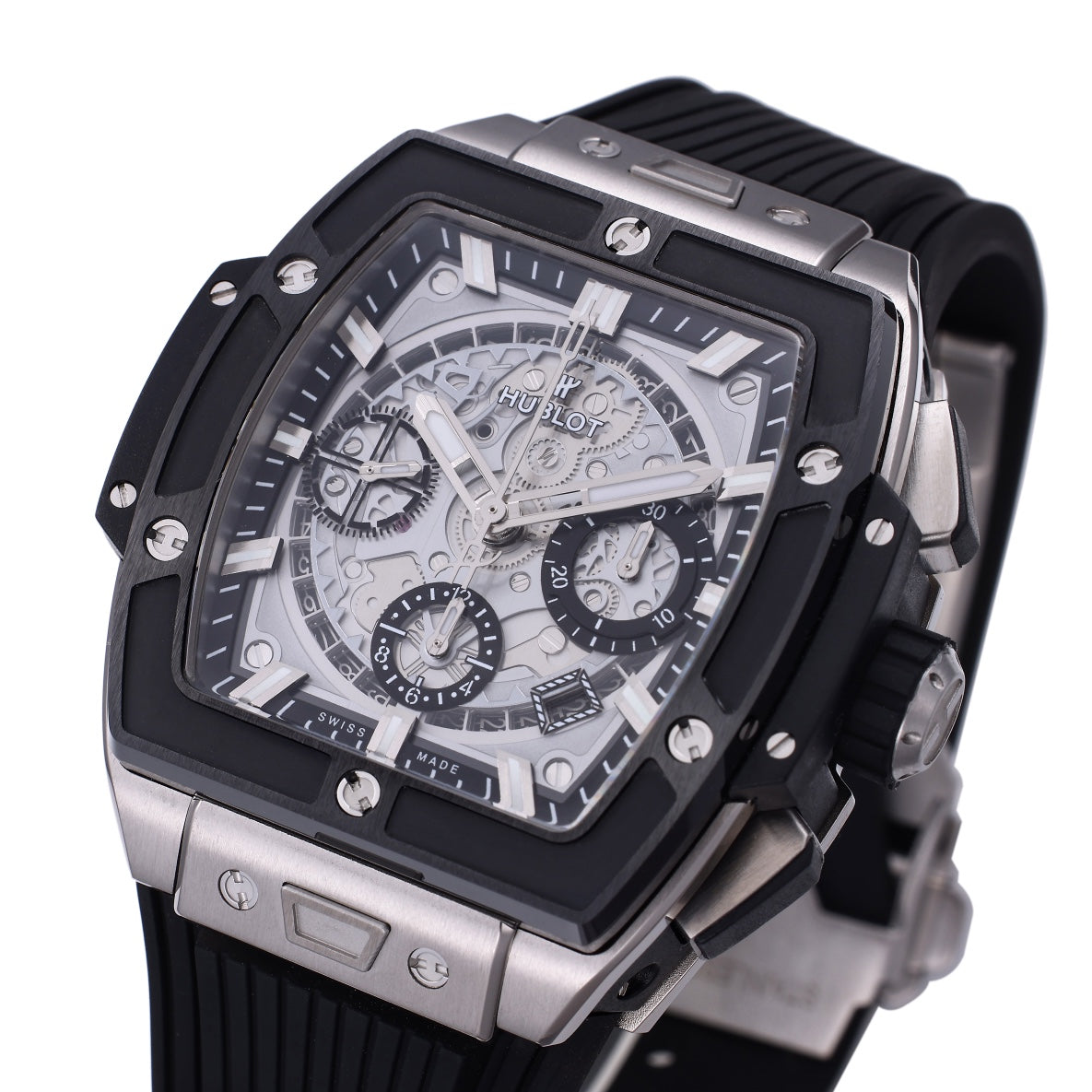 Hublot Big Bang Titanium Ceramic 642.NM.0170.RX 642NM0170RX 1:1 Best Editon BBF Factory Black Rubber Strap