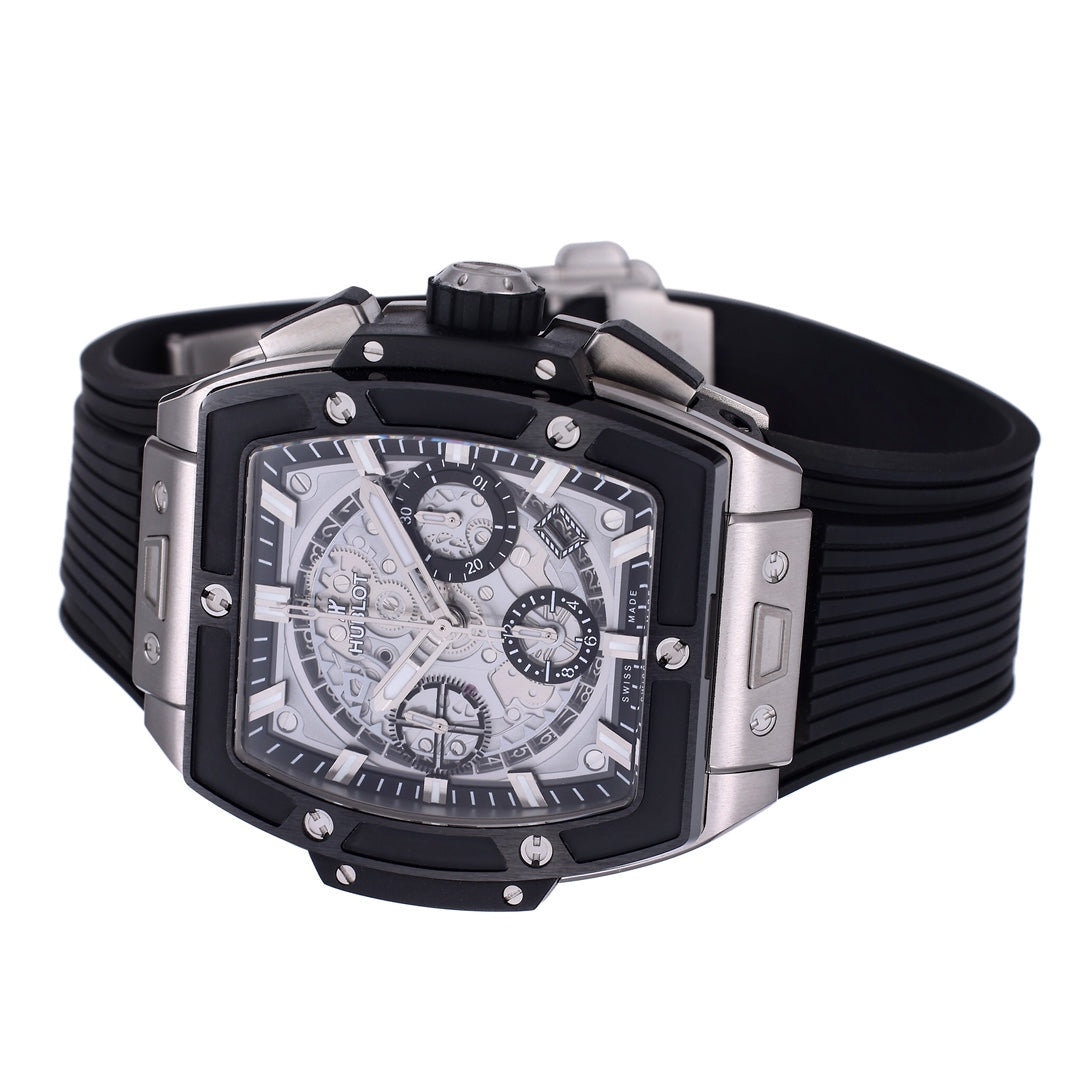 Hublot Big Bang Titanium Ceramic 642.NM.0170.RX 642NM0170RX 1:1 Best Editon BBF Factory Black Rubber Strap