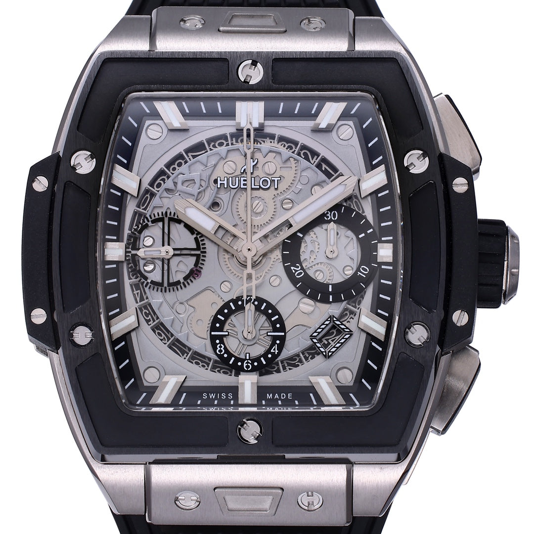 Hublot Big Bang Titanium Ceramic 642.NM.0170.RX 642NM0170RX 1:1 Best Editon BBF Factory Black Rubber Strap