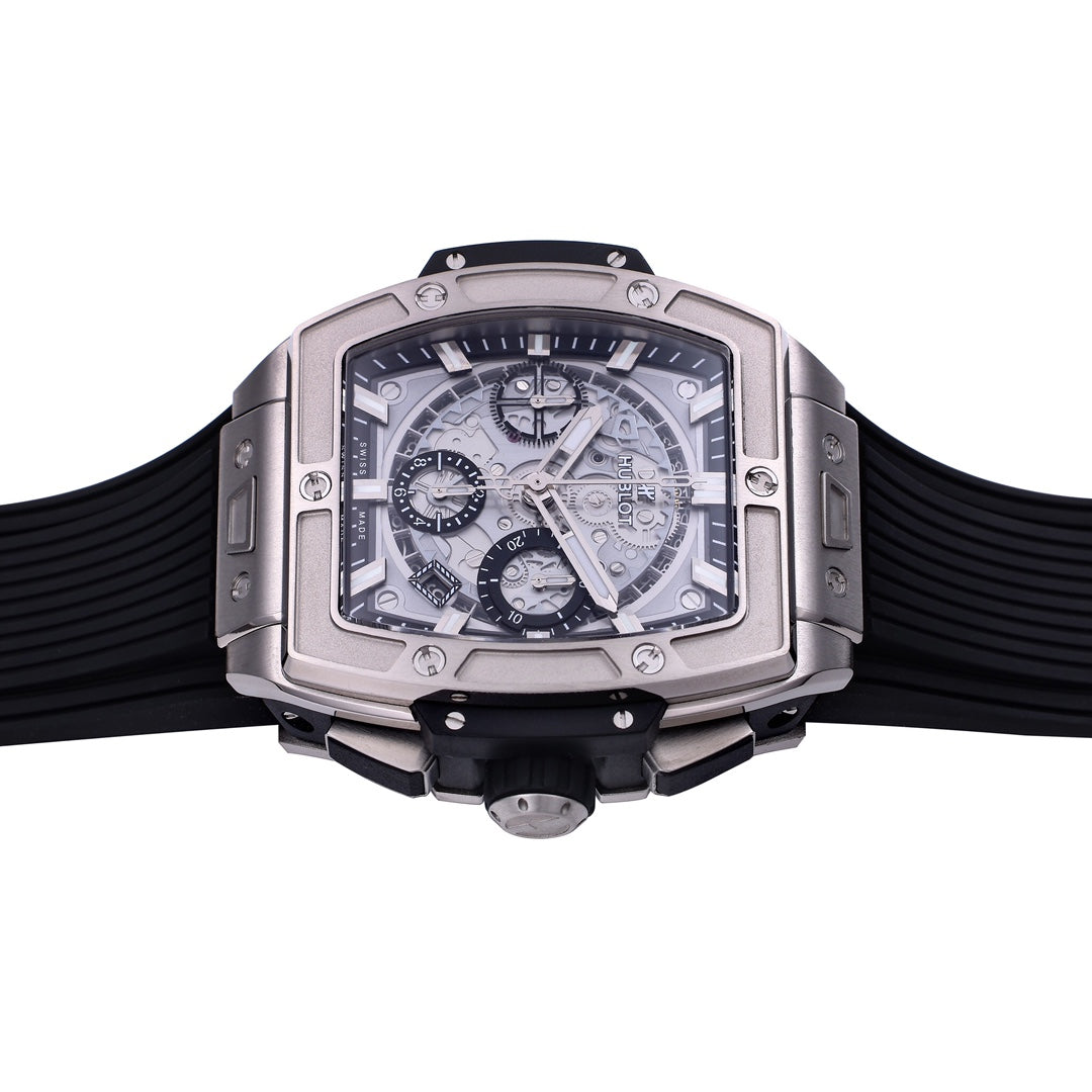 Hublot Big Bang Titanium 642.NX.0170.RX 642NX0170RX 1:1 Best Editon BBF Factory Grey Dial Rubber Strap (Sao chép)