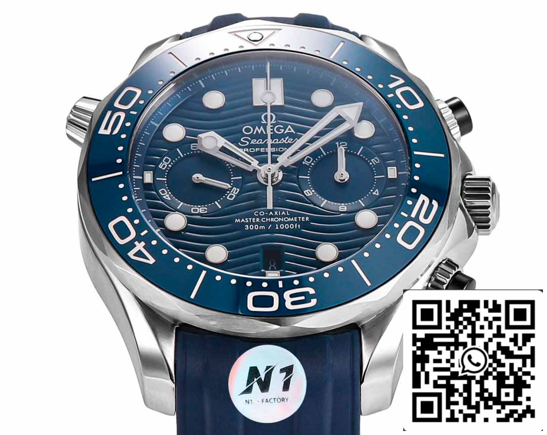 Omega Seamaster Collection 210.30.44.51.03.001 1:1 Best Edition N1 Factory Rubber Strap