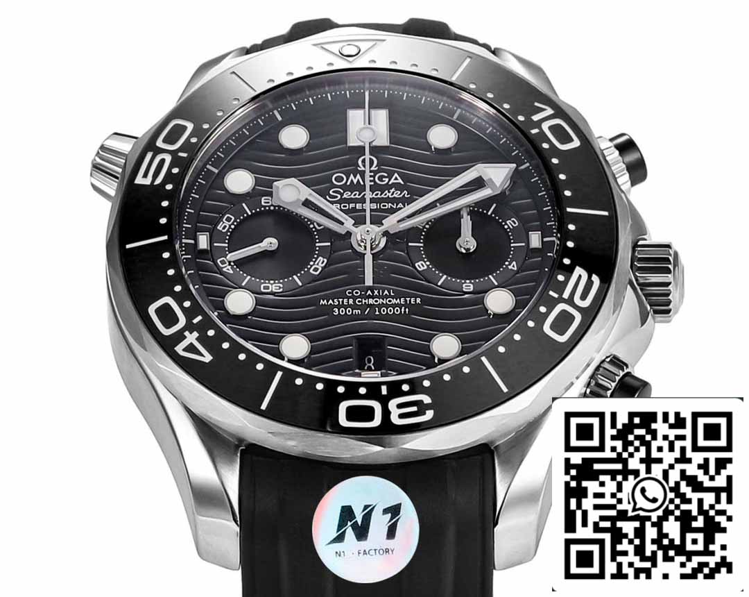 Omega Seamaster 210.30.44.51.01.001 Diver 300m 1:1 Best Edition N1 Factory Rubber Strap