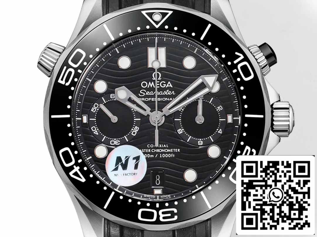 Omega Seamaster 210.30.44.51.01.001 Diver 300m 1:1 Best Edition N1 Factory Rubber Strap