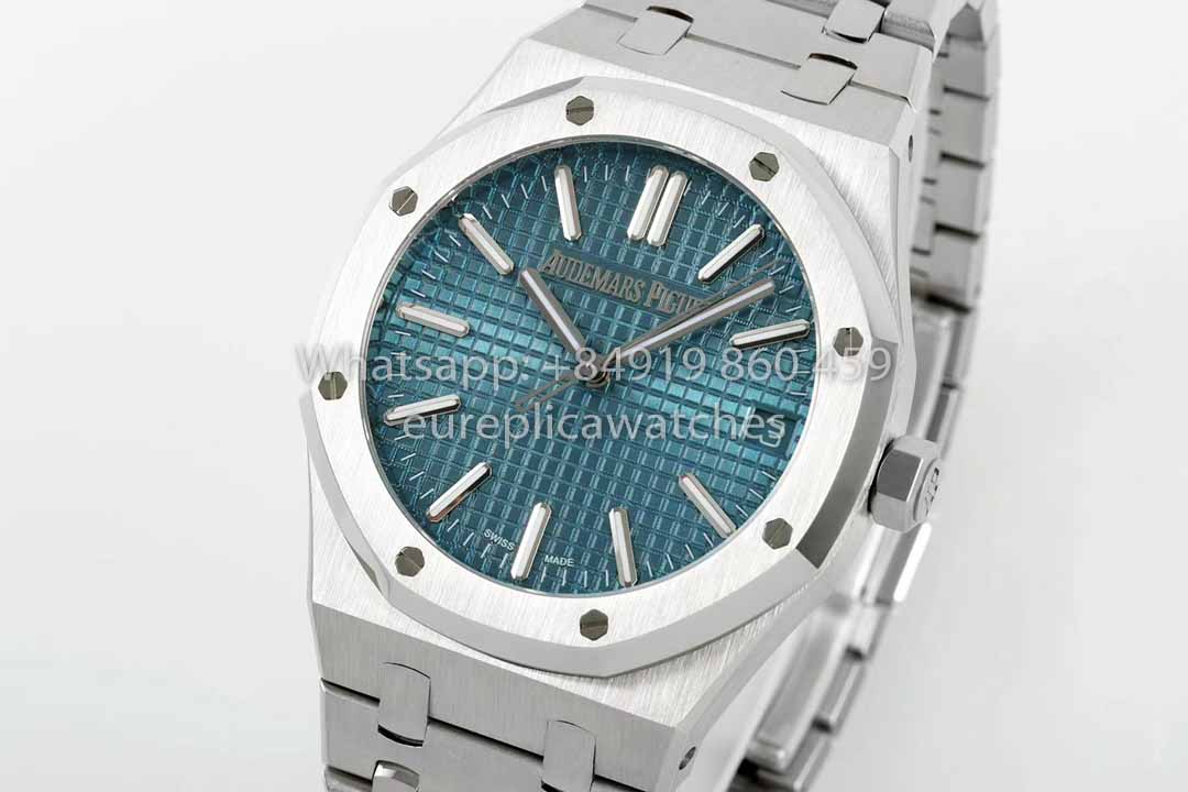 Audemars Piguet Royal Oak 15510ST from IPF Factory 1:1 Best Clone Light Blue Dial Stainless Steel