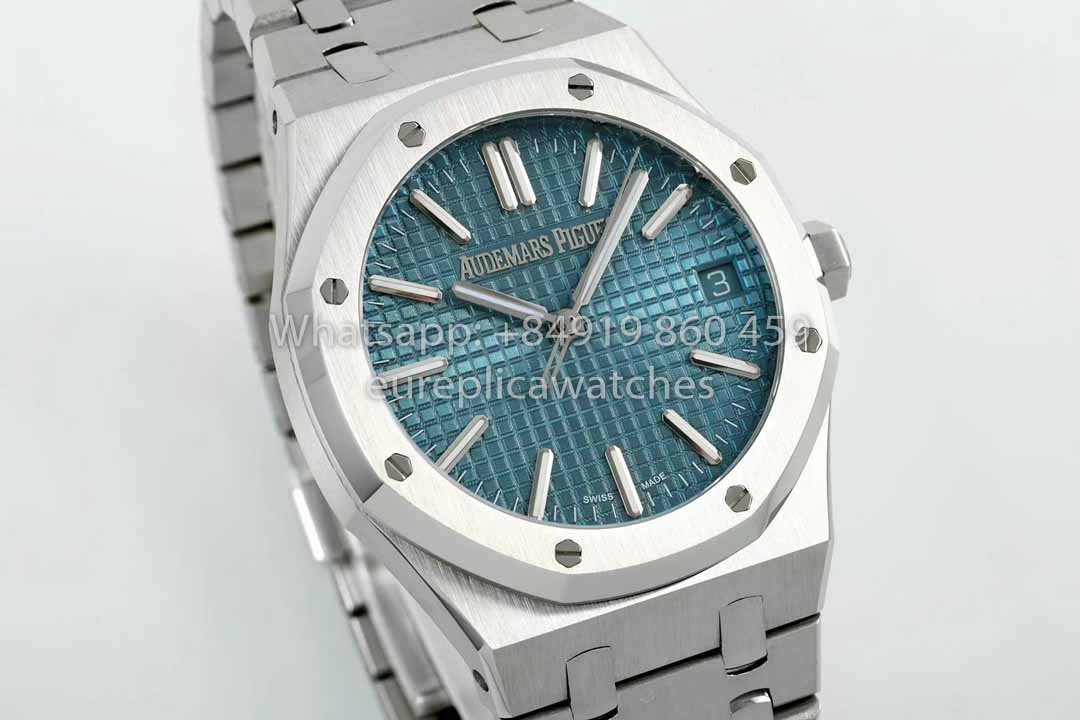 Audemars Piguet Royal Oak 15510ST from IPF Factory 1:1 Best Clone Light Blue Dial Stainless Steel