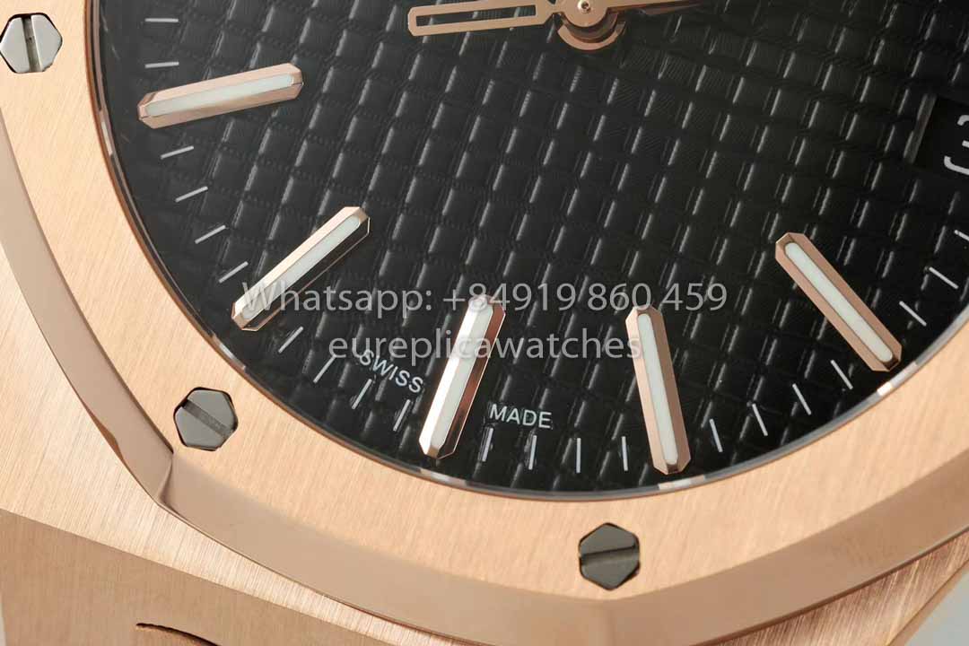 Audemars Piguet Royal Oak  15510ST from IPF Factory 1:1 Best Clone Black Dial Rose Gold