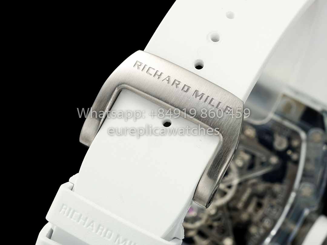 Richard Mille RM 56-02 Tourbillon 1:1 Best Clone RM Factory Rose Gold Dial Saphire Case