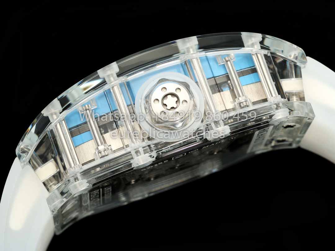 Richard Mille RM 56-02 Tourbillon 1:1 Best Clone RM Factory Transparent case Blue Dial