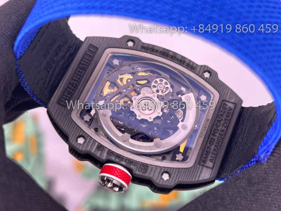 Replica Richard Mille RM67-02 Carbon NTPT Sébastien Ogier 1:1 Best Clone V2