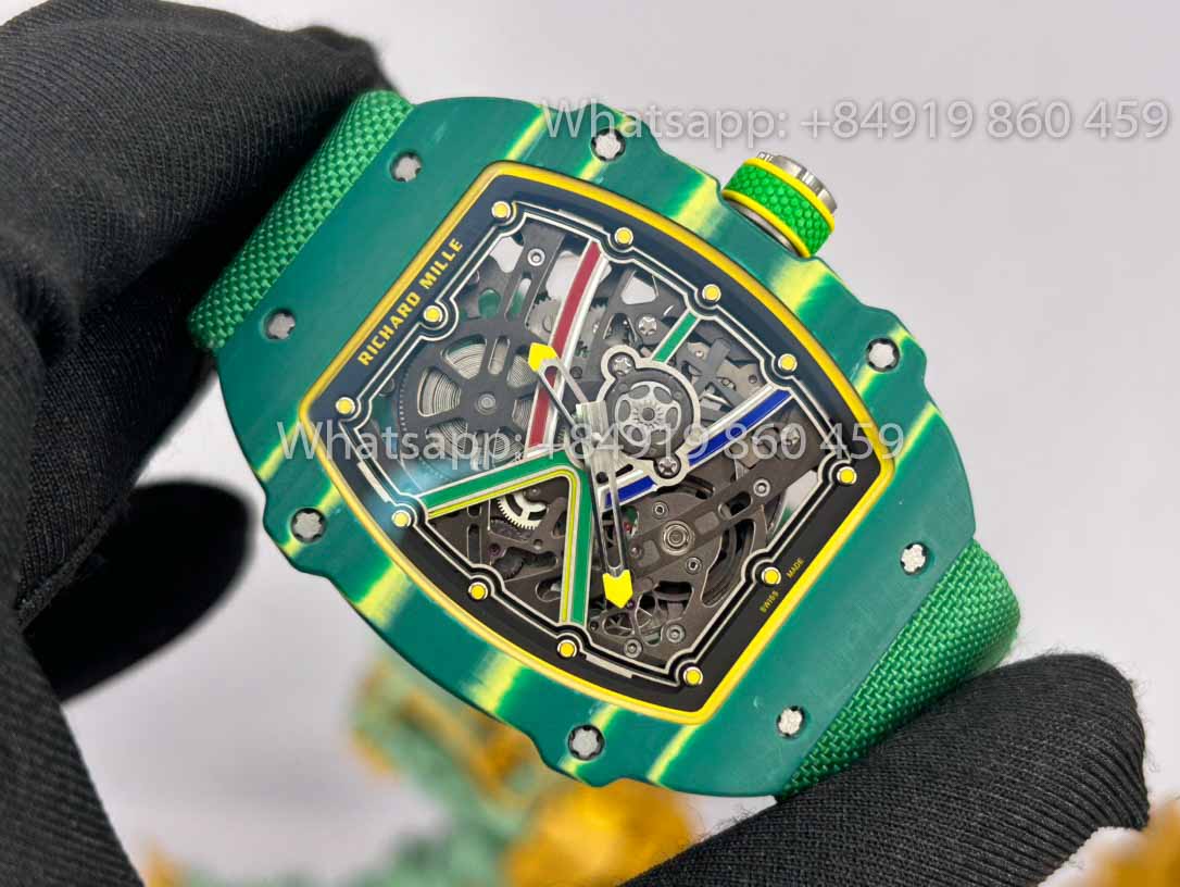 Replica Richard Mille RM67-02 Sprint 48MM Wayde Van Niekerk Green  1:1 Best Clone V2