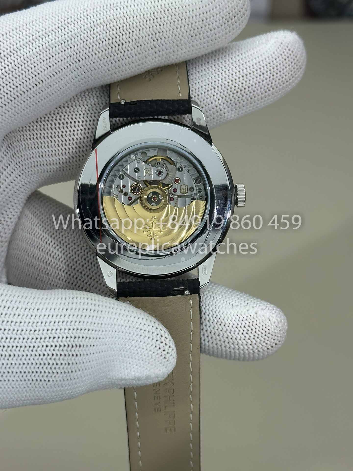 Patek Philippe Calatrava 5226G-001 Fabric Strap 1:1 Best Clone GR upgraded luminous version