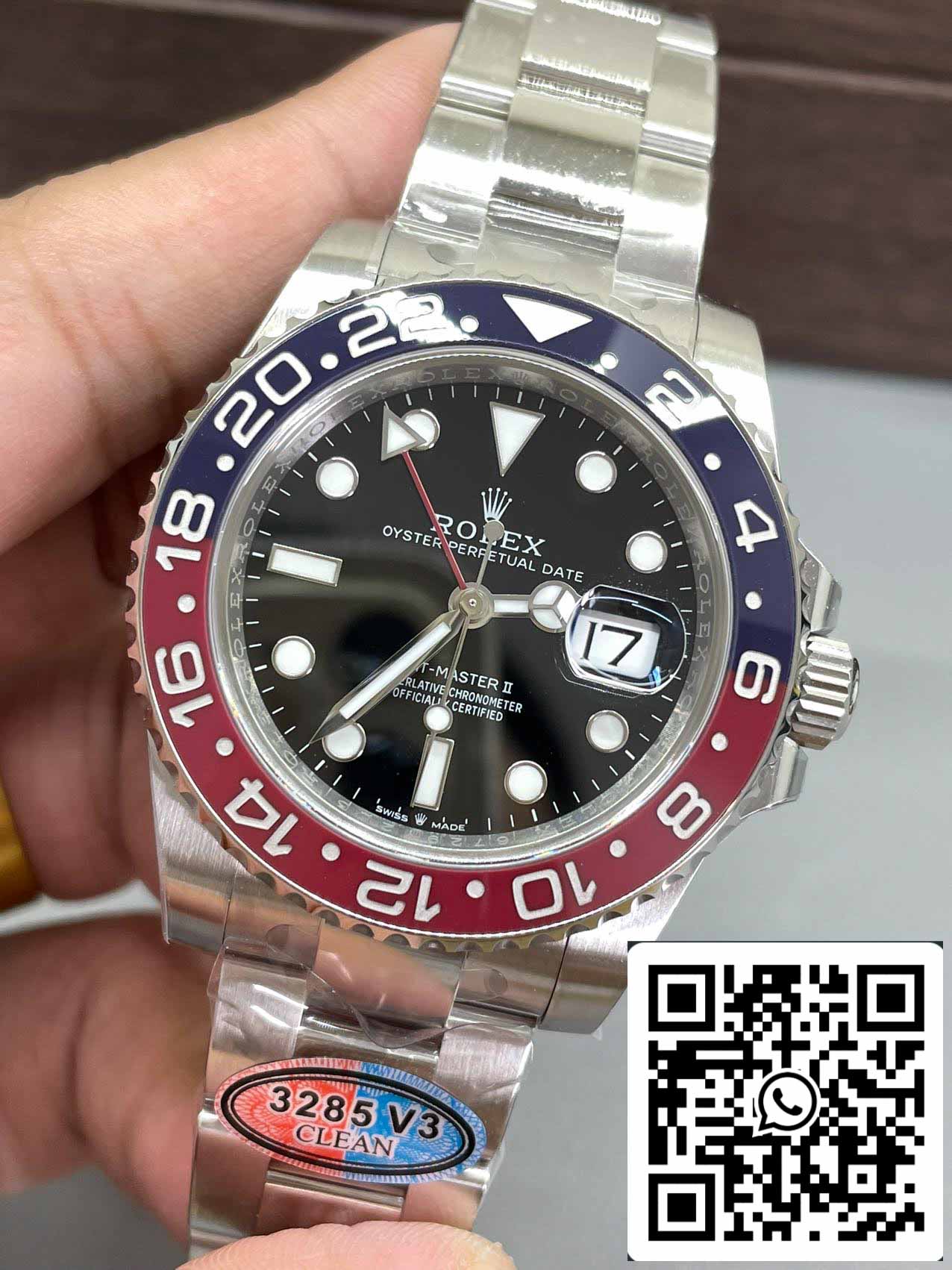 Rolex GMT Master II M126710BLRO-0001 Oyster Strap 1:1 Best Edition Clean Factory newest Version 2024