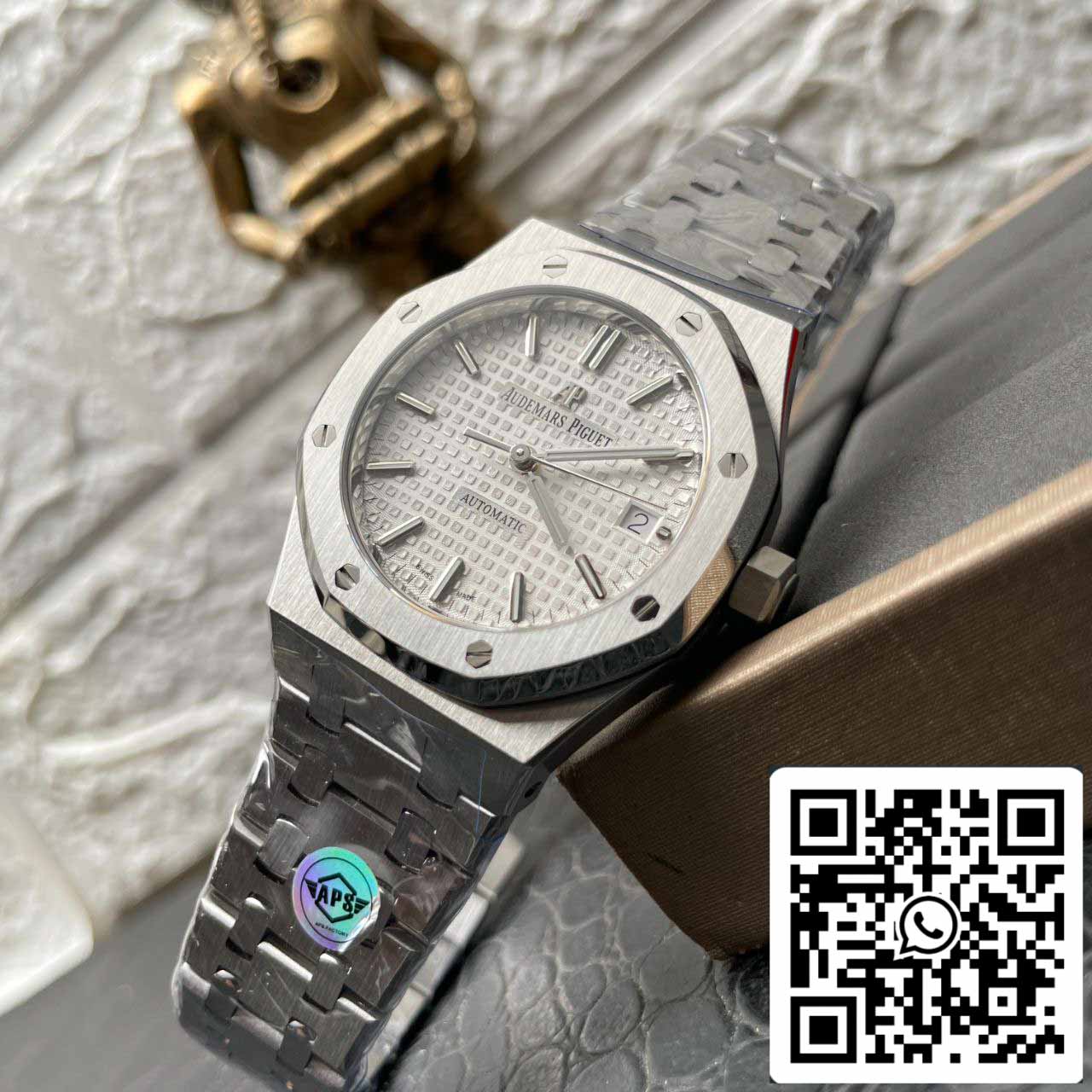 Audemars Piguet Royal Oak 15450ST.OO.1256ST.01 1:1 Meilleure édition APS Factory V3 Cadran argenté